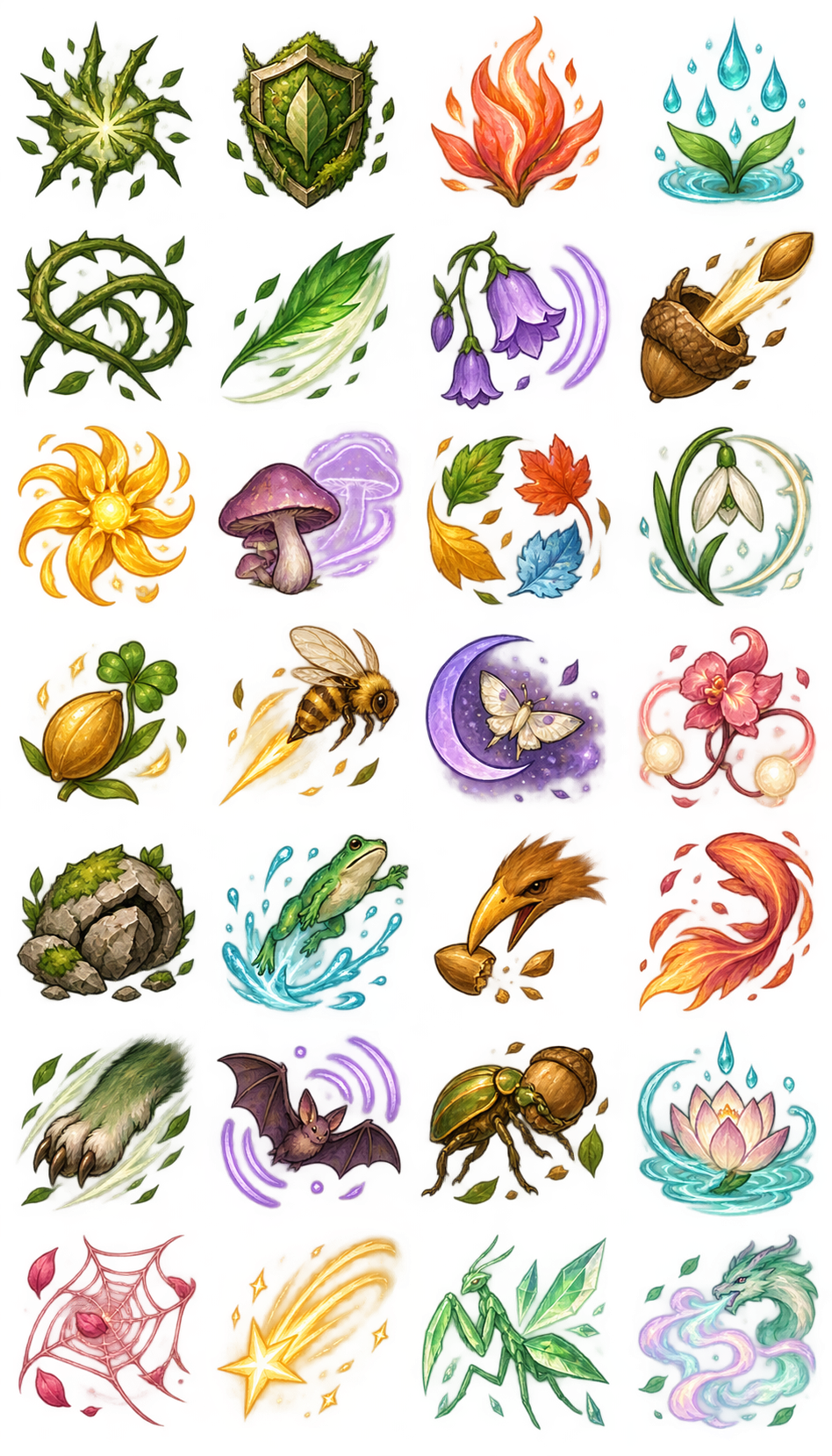 Glowfield 28 Ability Icons