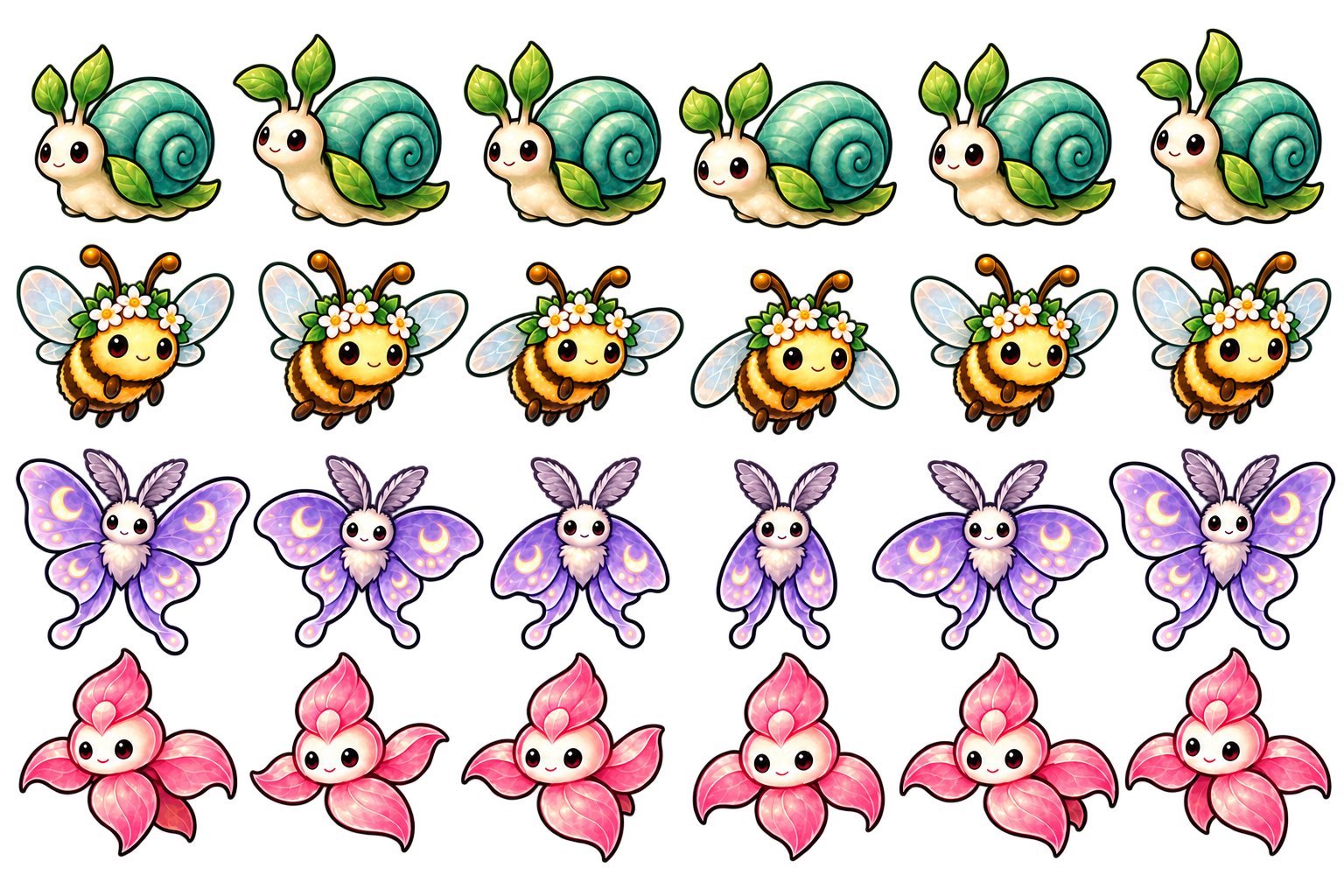 Glowfield Companions Sprite Sheet